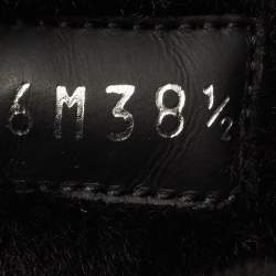 مملوكة مسبقًا حذاء بوت كاحل لوي فيتون بوبورغ جلد أسود مقاس 38.5