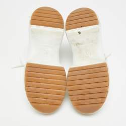 Pre Owned حذاء رياضي لويس فيتون قماش شبك أبيض ومونوجرام أرشلايت مقاس 37