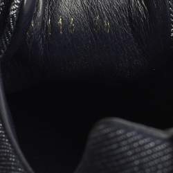 Pre Owned حذاء رياضي لوي فيتون ران أواي دينم وجلد أزرق مقاس 38