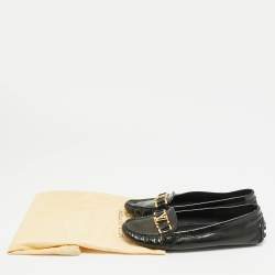 مملوكة مسبقًا Louis Vuitton Oxford Size 36 Black Patent Leather Loafers