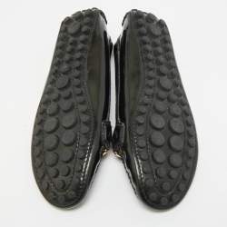 مملوكة مسبقًا Louis Vuitton Oxford Size 36 Black Patent Leather Loafers