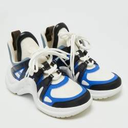 مملوكة مسبقًا Louis Vuitton Archlight Size 37 Multicolor Canvas and Mesh Lace Up Sneakers