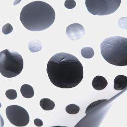 Pre Owned Louis Vuitton Lv X Yk Short Boots Noir/White Patent Leather Plastic Infinity Dot Size 36