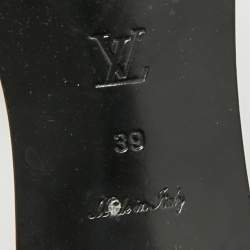 مملوكة مسبقًا Louis Vuitton Lock It Size 39 Brown Monogram Canvas Slide Sandals