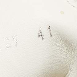 Pre Owned Louis Vuitton Archlight Size 41 White Mesh and Monogram Canvas Lace Up Sneakers