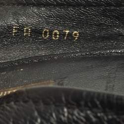 مملوكة مسبقًا Louis Vuitton Oxford Size 38.5 Black Leather Ballet Flats