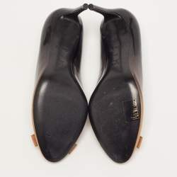 Pre Owned Louis Vuitton Fiance Size 39 Beige/Brown Patent Leather Pumps