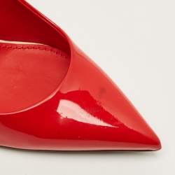 Pre Owned Louis Vuitton Eyeline Size 39 Red Patent Leather Pumps