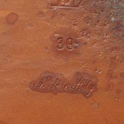 مملوكة مسبقًا Louis Vuitton Lock It Size 39 Brown Monogram Coated Canvas Flat Slides