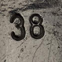 Pre Owned Louis Vuitton Mayfair Embellished Size 38 Black Matte Leather Ballet Flats