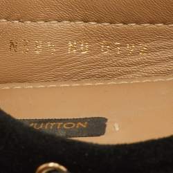 Pre Owned Louis Vuitton Beige/Black Leopard Print Leather and Suede Gloria Slip On Loafers