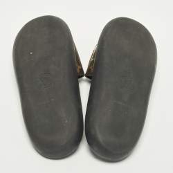 Pre Owned صندل سلايد لوي فيتون صنباث كانفاس مونوغرامي بني مقاس 40