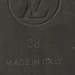 Pre Owned صندل سلايد لوي فيتون صنباث كانفاس مونوغرامي بني مقاس 40