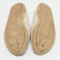 Pre Owned حذاء فلات لوي فيتون إسبادريل شور بوستكارد كانفاس وردي نعل سميك مقاس 41