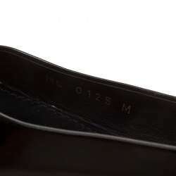 Pre Owned حذاء فلات باليه لوي فيتون بتي جلد أسود مقاس 37