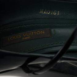 Pre Owned Louis Vuitton Teal Patent Fetish Mary Jane Pumps Size 40