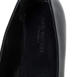 مملوكة مسبقًا حذاء فلات لوي فيتون بطراز ماري جان جلد لامع أسود مقاس 41