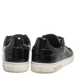 Louis Vuitton Monogram Canvas And Leather Trim Frontrow Low Top Sneakers Size 36.5