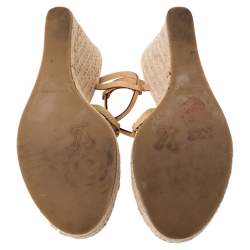 مملوكة مسبقًا صندل لوي فيتون كعب روكي إسبادريل دايفين ترانكس أند باجز جلد فاتشيتا بيج مقاس 38