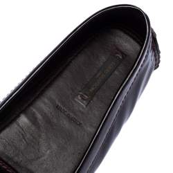 مملوكة مسبقًا Louis Vuitton Burgundy Patent Leather Oxford Ballet Flats Size 40