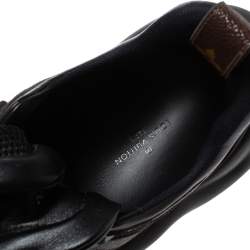 Pre Owned Louis Vuitton Black Monogram Canvas And Mesh LV Archlight Sneakers Size 37.5
