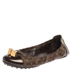 Louis Vuitton Women's Gold Dice Cube Ballerina Flats