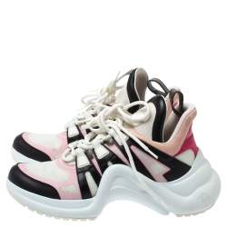 Louis Vuitton Multicolor Leather and Mesh LV Archlight Sneakers Size 39