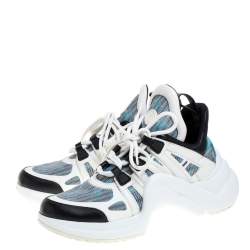 مملوكة مسبقًا Louis Vuitton Multicolor Leather and Nylon LV Archlight Sneakers Size 39
