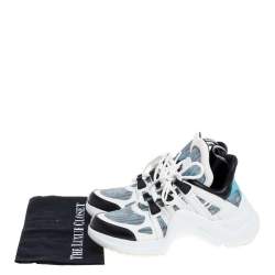 مملوكة مس بقًا Louis Vuitton Multicolor Leather and Nylon LV Archlight Sneakers Size 39