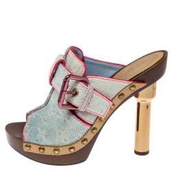 Louis Vuitton Vintage Denim Mules – Dina C's Fab and Funky Consignment  Boutique