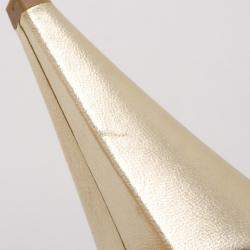 Pre Owned Louis Vuitton Gold Evening Sandals Size 39