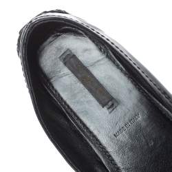 مملوكة مسبقًا Louis Vuitton Black Patent Leather Oxford Flats Size 40
