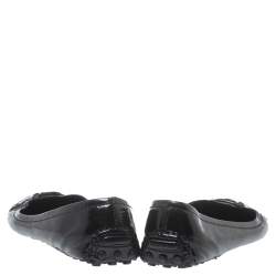 مملوكة مسبقًا Louis Vuitton Black Patent Leather Oxford Flats Size 40
