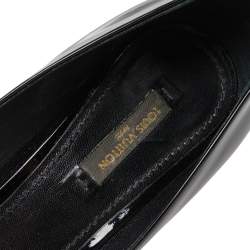 مملوكة مسبقًا Louis Vuitton Black Patent Leather Oh Really! Peep Toe Pumps Size 38
