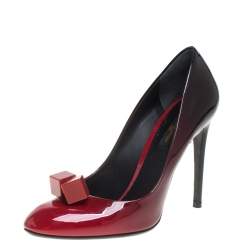 مملوكة مسبقًا Louis Vuitton Two Tone Patent Leather Ombre Pumps Size 38.5