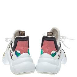 Louis Vuitton Multicolor Leather And Canvas Archlight Trainer Sneakers Size 39