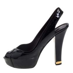 مملوكة مسبقًا صندل لوي فيتون تامارا فيرنيه أمارانت مونوغرامي بحزام للكاحل مقاس 37