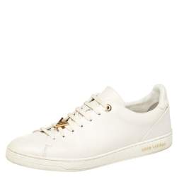 LOUIS VUITTON Frontrow Sneakers 40 White 319218