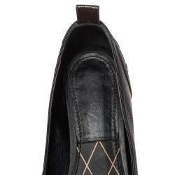 Pre Owned Louis Vuitton Monogram Coated Canvas New Revival Ballet Flats Size 40