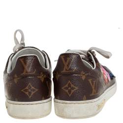 Louis Vuitton Brown Monogram  Canvas Sneakers Size 37