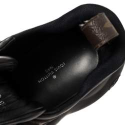 مملوكة مسبقًا حذاء رياضي لوي فيتون كانفاس أسود ومونوغرامي وشبكة أرش لايت مقاس 38.5