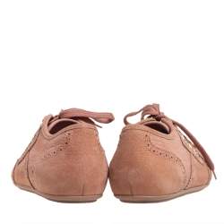 مم�لوكة مسبقًا حذاء رياضي لوي فيتون منخفض من أعلى جلد نوبوك بروغي بيج مقاس 38