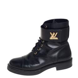 Louis Vuitton LV brogue ankle boots buckle combat boots shoes