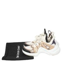 Pre Owned حذاء رياضي لوي فيتون آركلايت شبك وجلد متعدد الألوان مقاس 42