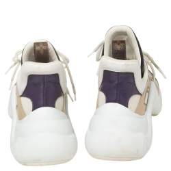 Pre Owned حذاء رياضي لوي فيتون آركلايت شبك وجلد متعدد الألوان مقاس 42