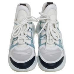 Louis Vuitton Multicolor Nylon And Leather Archlight Low Top Sneakers Size 38