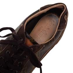 Louis Vuitton Monogram Canvas and Suede Energie Sneakers Size 35.5