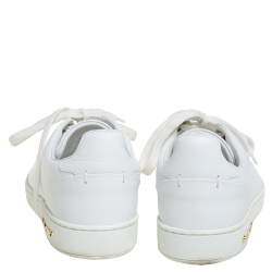 Louis Vuitton White Leather Frontrow Sneakers Size 35