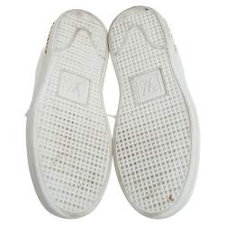 Louis Vuitton White Leather Frontrow Sneakers Size 35