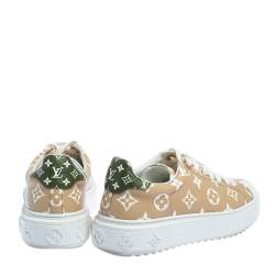 Louis Vuitton Multicolor Monogram Canvas Giant Time Out Sneakers Size 36